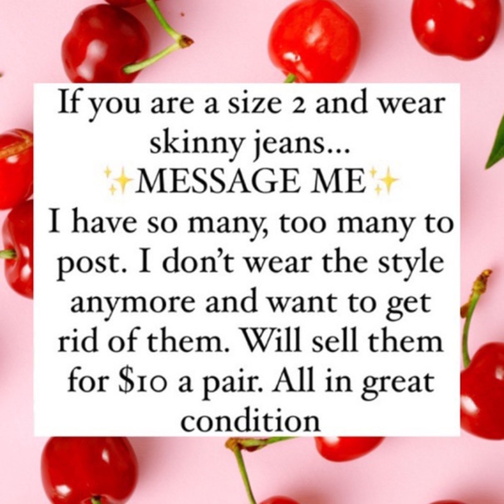SKINNY JEANS- Size 2